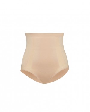 Beige Spanx OnCore High-Waisted Brief | EPKWZ-5821