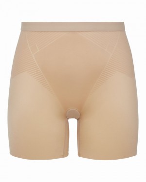 Beige Spanx Thinstincts® 2.0 Girl Short | RJLPI-6012