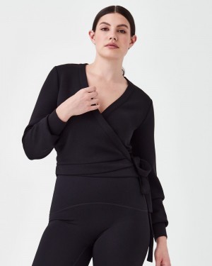 Black Spanx AirEssentials Ballet Wrap | FHDIE-8764