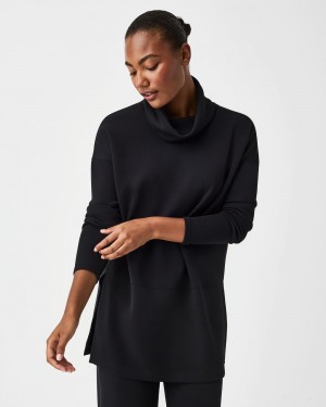 Black Spanx AirEssentials Turtleneck Tunic | GRALW-2436