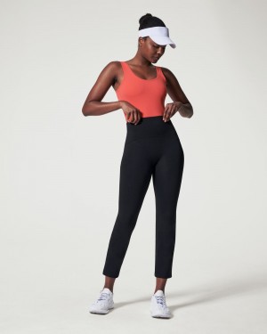 Black Spanx Booty Boost® Active Ankle Flare Pant | VXOHE-2693