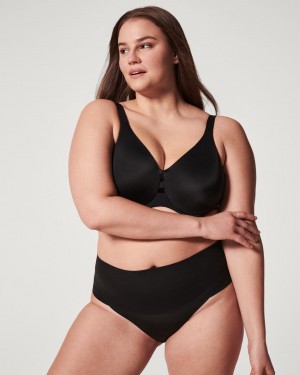 Black Spanx Low Profile Minimizer Bra | UCJFN-7162