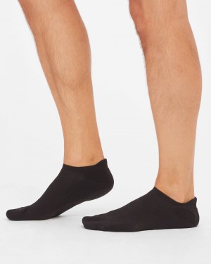 Black Spanx Mens Ankle Socks | NGFYO-0514