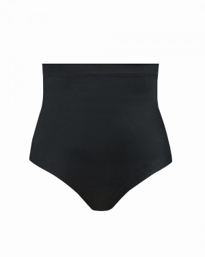 Black Spanx Suit Your Fancy High-Waisted Thong | ZANUQ-9534