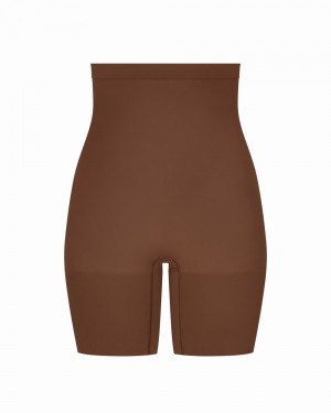 Brown Spanx Higher Power Short | SIFOM-2031