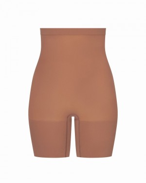 Cafe Au Lait Spanx Higher Power Short | LKTSJ-1379