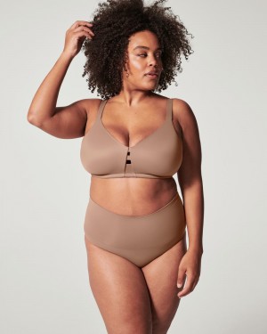 Cafe Au Lait Spanx Low Profile Wireless Minimizer Bra | BTKVO-1843