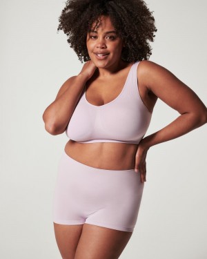 Light Purple Spanx EcoCare Seamless Shaping Boyshort | CDOUI-2136