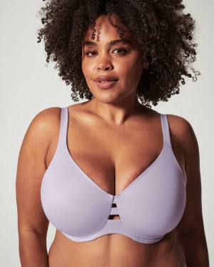 Light Purple Spanx Low Profile Minimizer Bra | WVMBR-5274