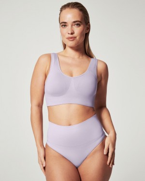 Light Purple / Beige Spanx Breast of Both Worlds® Reversible Comfort Bra | MKLSN-7354