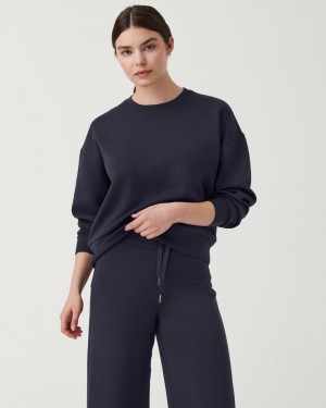 Navy Spanx AirEssentials Crew | QPMFE-2873