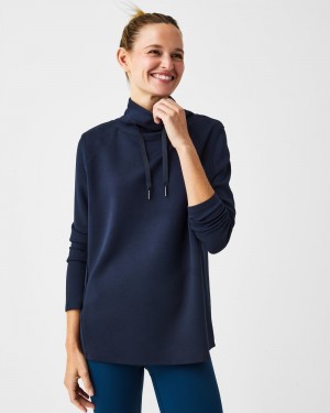 Navy Spanx AirEssentials ‘Got-Ya-Covered’ Pullover | UJYEZ-6210