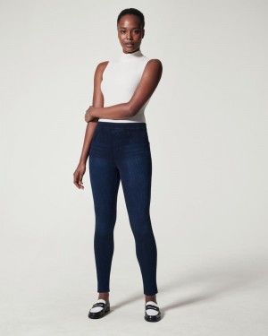 Navy Spanx Jean-ish® Ankle Leggings | JKXZU-5826