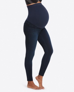 Navy Spanx Mama Ankle Jean-ish® Leggings | TIFZP-3521