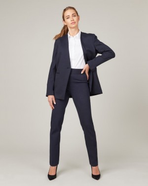 Navy / Grey Spanx The Perfect Oversized Blazer | GWXTY-5814