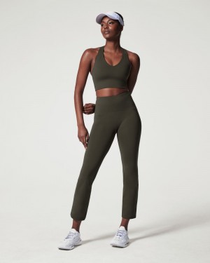 Olive Spanx Booty Boost® Active Ankle Flare Pant | ZLKCN-5963