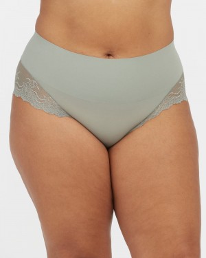 Olive White Spanx Undie-tectable® Lace Hi-Hipster Panty | BDNMV-9458