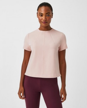 Pink Spanx The Perfect Funnel Neck Top | EKFHX-9845