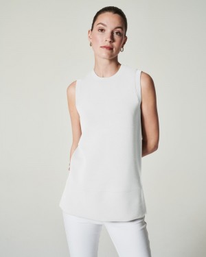 White Spanx AirEssentials Tunic Tank | JAIGF-6432