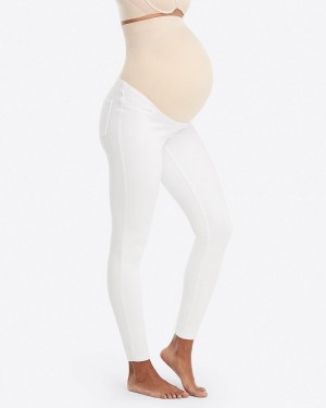 White Spanx Mama Ankle Jean-ish® Leggings | GFDCQ-5972