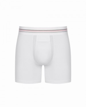 White Spanx Sculpt Cotton Boxer Brief | EDMOB-8342