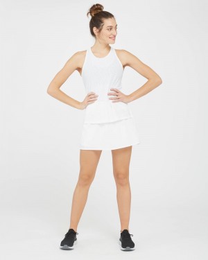 White Spanx The Get Moving Skort, 14" | WRLVP-3569