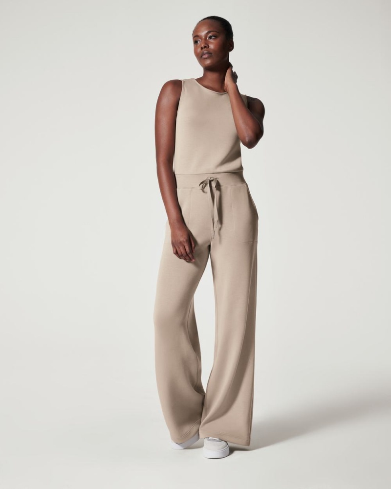 Beige Spanx AirEssentials Jumpsuit | NSLDF-9453