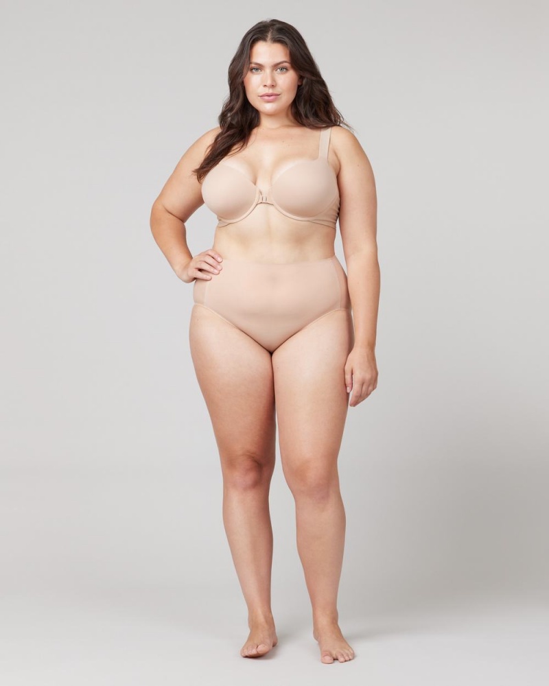 Beige Spanx Bra-llelujah!® Lightly Lined Full Coverage Bra | ZBOXI-9836