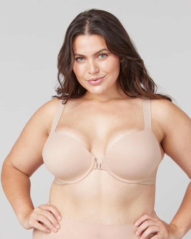 Beige Spanx Bra-llelujah!® Lightly Lined Full Coverage Bra | ZBOXI-9836