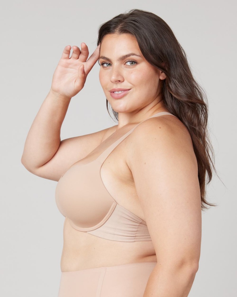 Beige Spanx Bra-llelujah!® Lightly Lined Racerback Bra | HADIR-5120