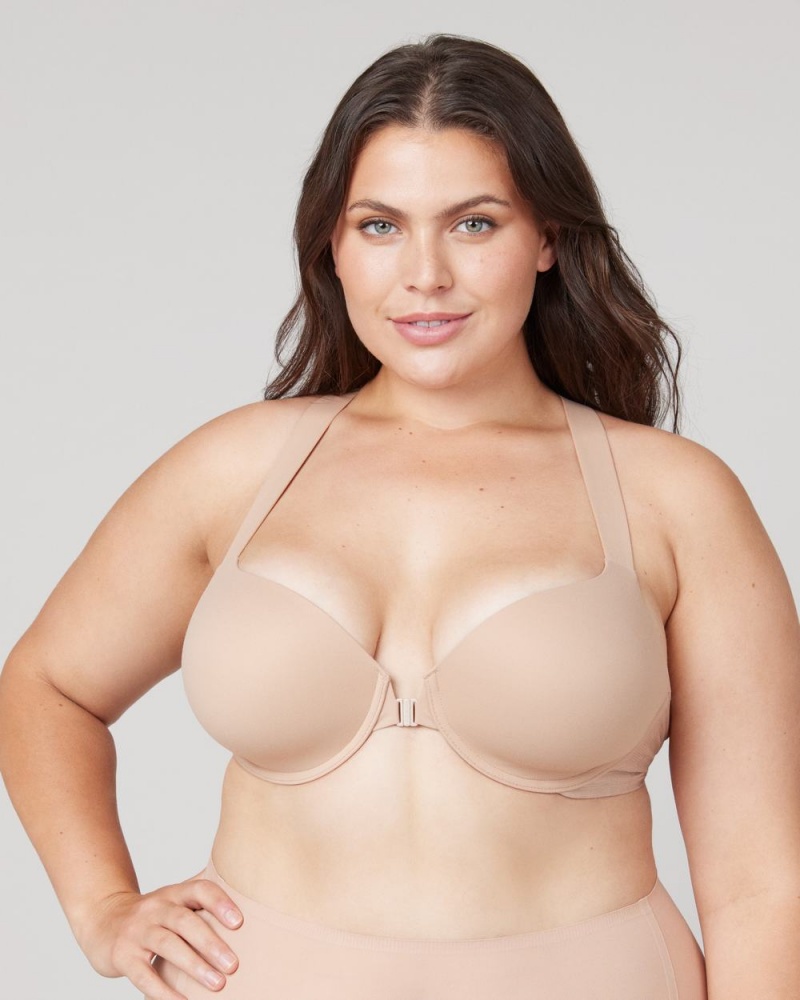 Beige Spanx Bra-llelujah!® Lightly Lined Racerback Bra | HADIR-5120