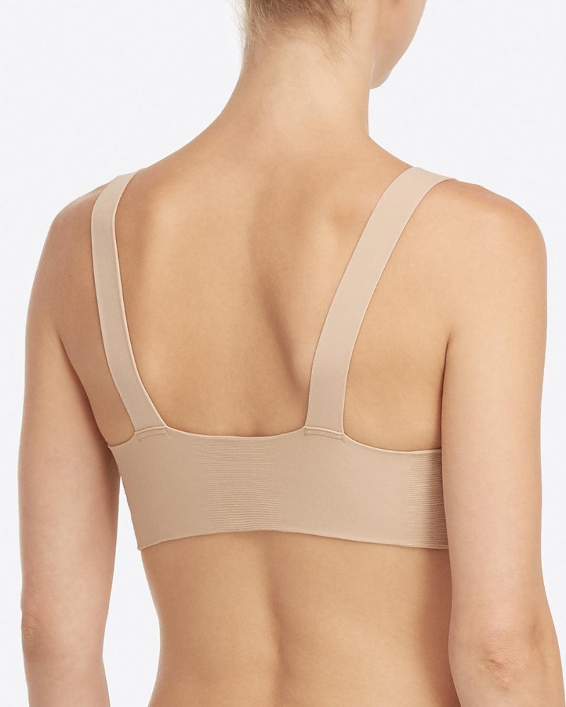 Beige Spanx Bra-llelujah!® Lightly Lined Wireless Bra | STGNO-2587