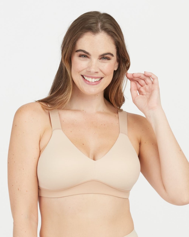 Beige Spanx Bra-llelujah!® Unlined Bralette | FXUAC-7529