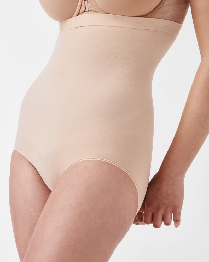 Beige Spanx Higher Power Panties | JVWTK-3769