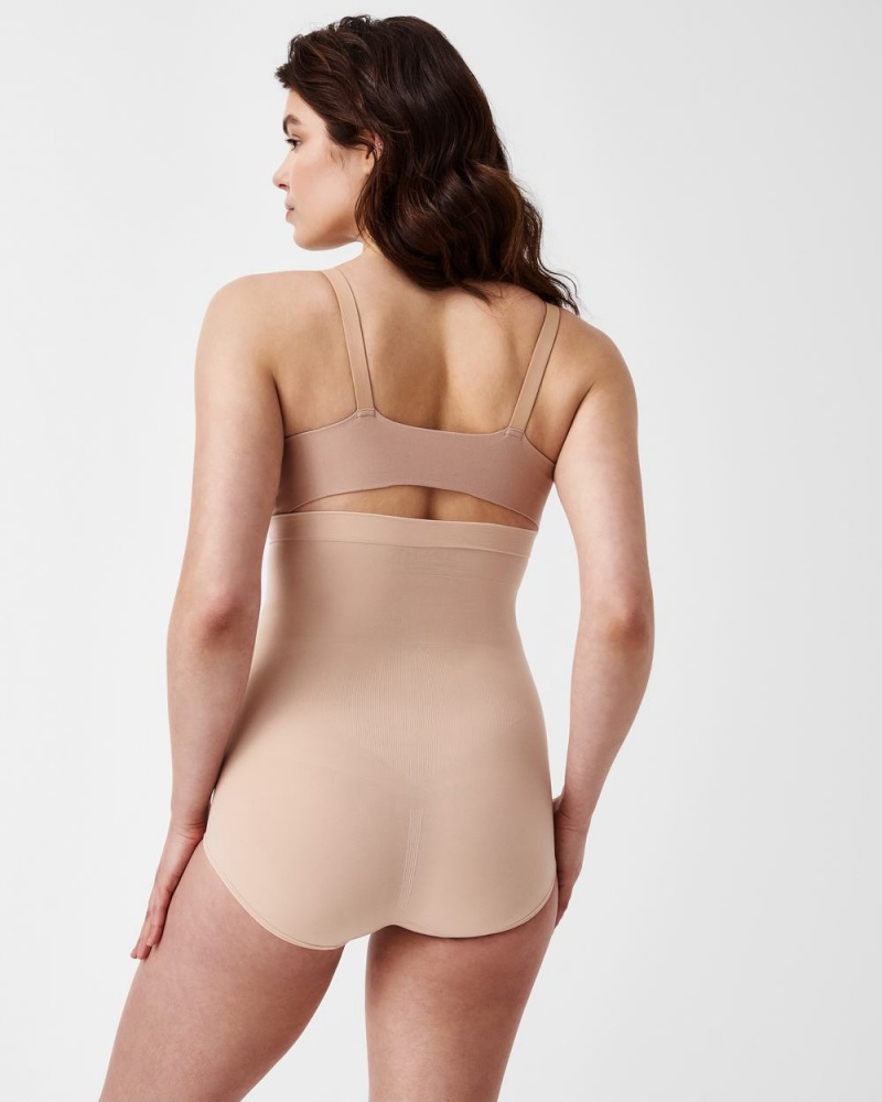 Beige Spanx Higher Power Panties | JVWTK-3769