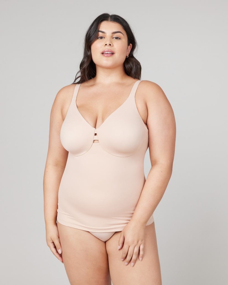 Beige Spanx Low Profile Minimizer Cami | JLBFX-9057