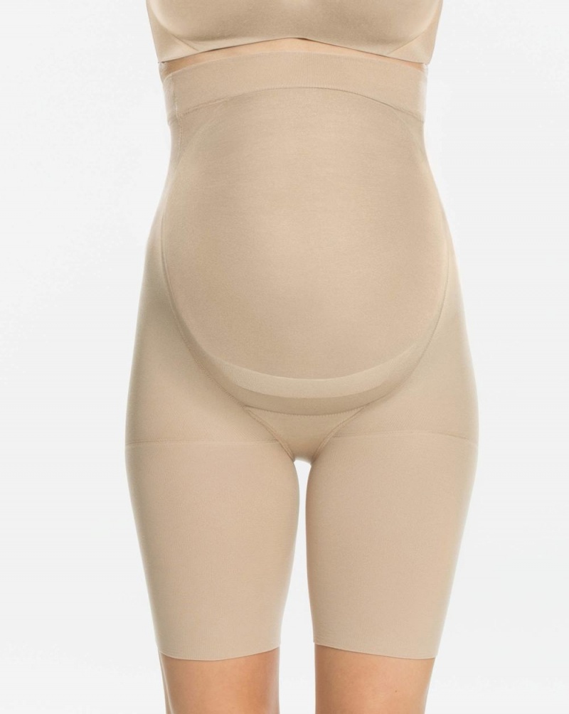 Beige Spanx Mama Short | HJKWM-4789