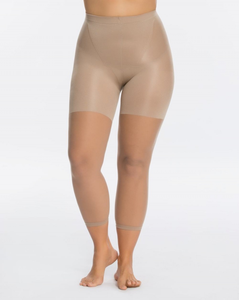 Beige Spanx Power Capri | KBHRQ-3670