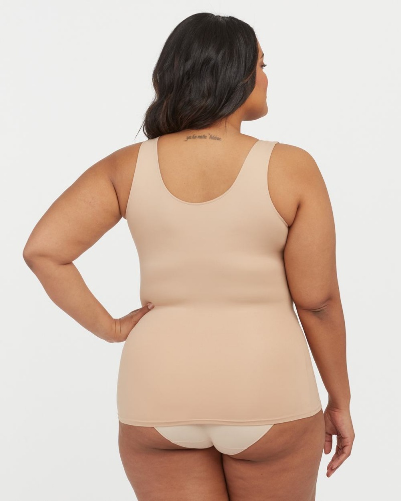 Beige Spanx Socialight Tank | VNTIU-3495