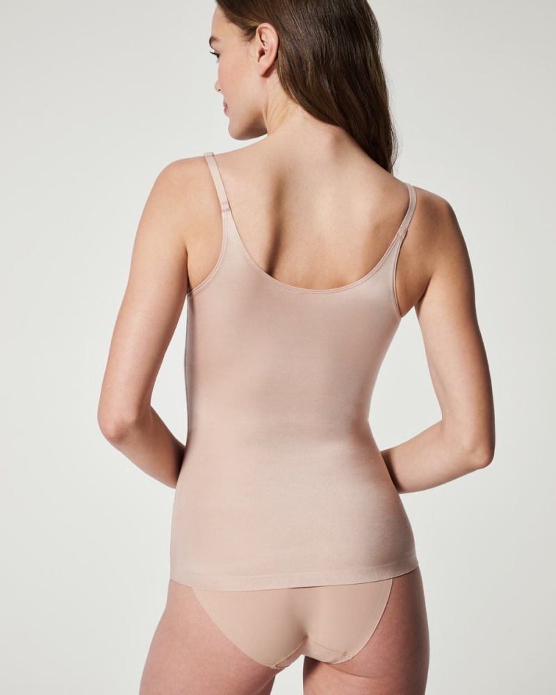 Beige Spanx Suit Your Fancy Open-Bust Cami | VIYHZ-1327