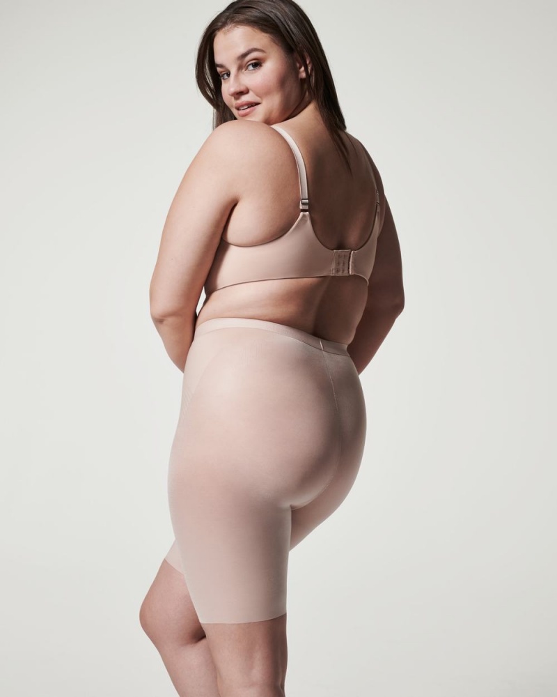 Beige Spanx Thinstincts® 2.0 Mid-Thigh Short | EPHKZ-8340