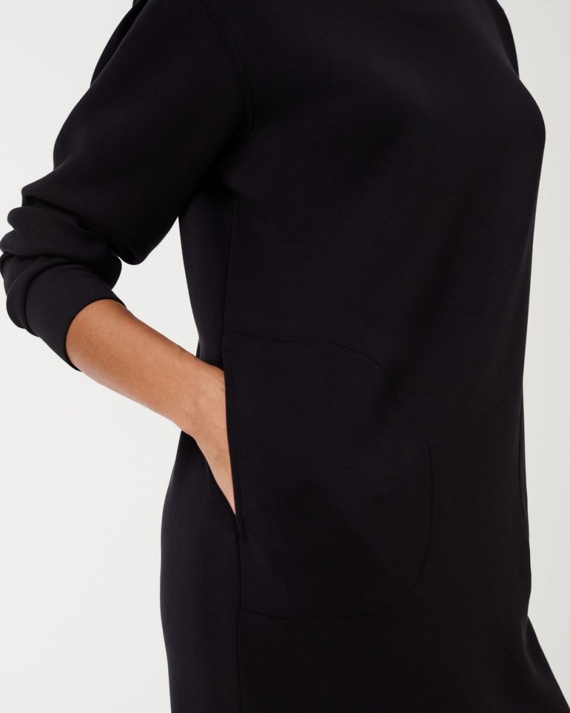 Black Spanx AirEssentials Crew Neck Dress | NFROT-6831