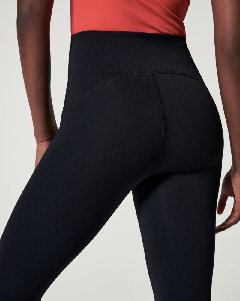 Black Spanx Booty Boost® Active Ankle Flare Pant | VXOHE-2693