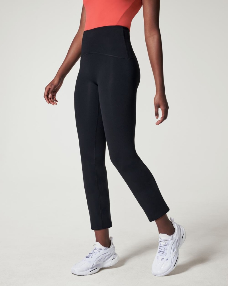 Black Spanx Booty Boost® Active Ankle Flare Pant | VXOHE-2693