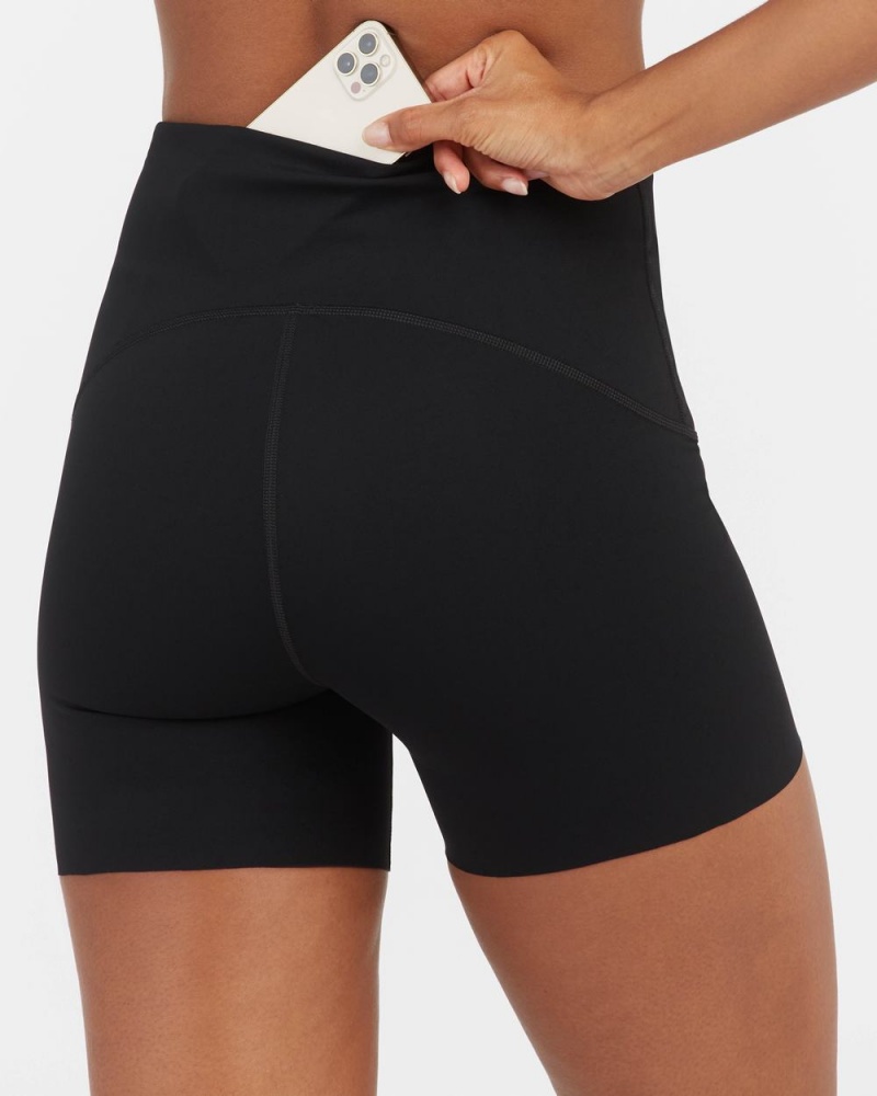 Black Spanx Booty Boost® Active Bike Shorts, 5