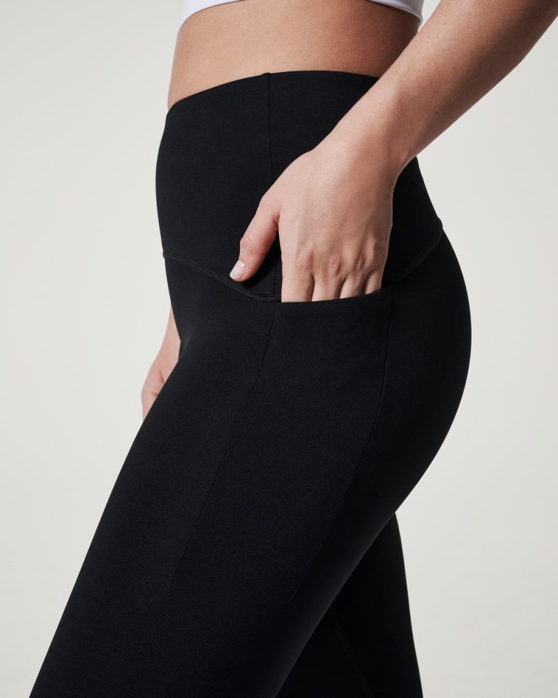 Black Spanx Booty Boost® Perfect Pocket Active 7/8 Leggings | NMFDV-3254