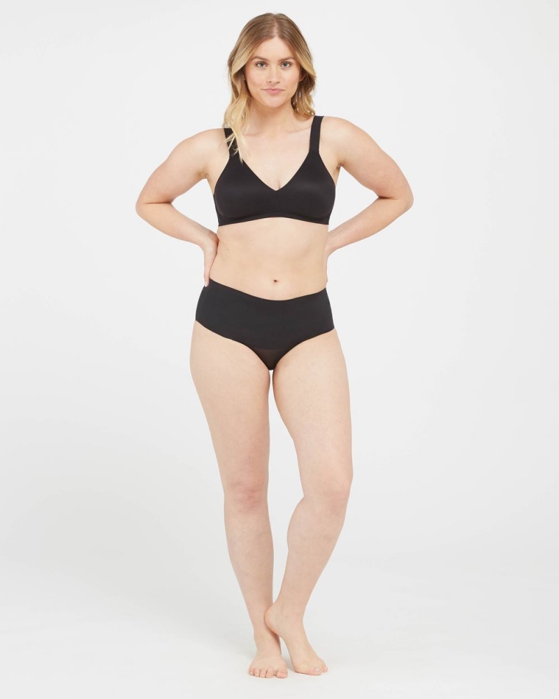 Black Spanx Bra-llelujah!® Lightly Lined Bralette | RBKZI-6873