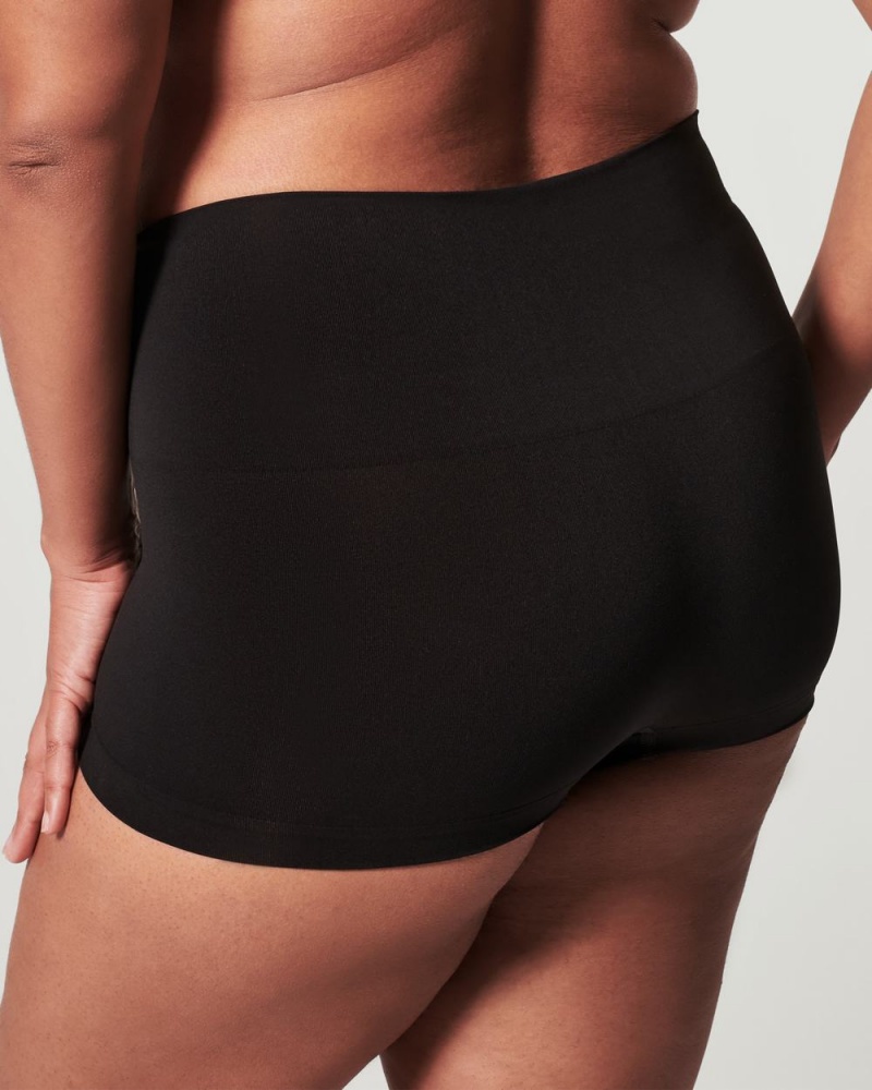 Black Spanx EcoCare Seamless Shaping Boyshort | JIWPR-4083