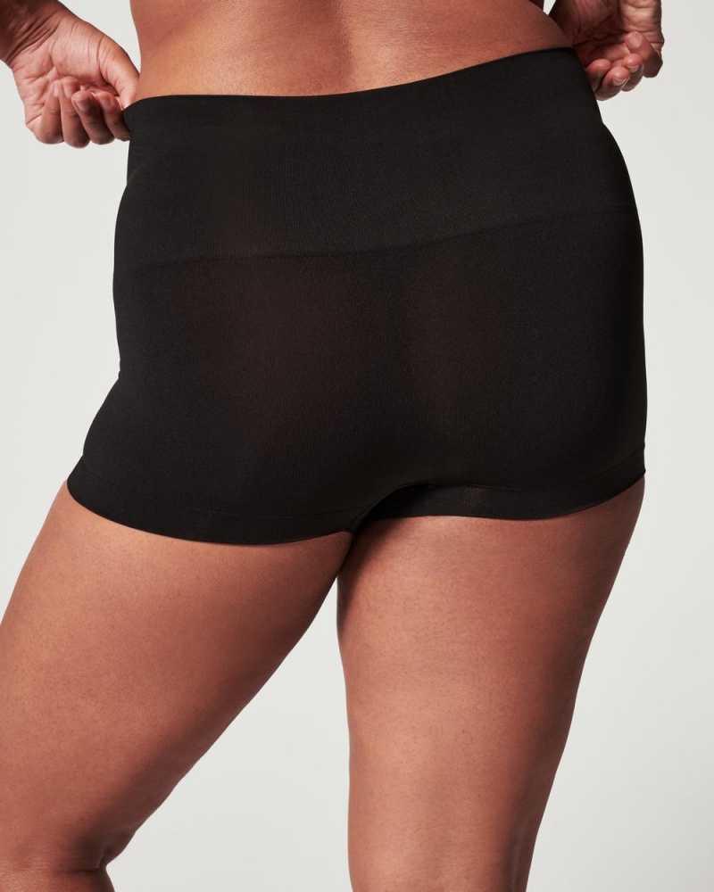 Black Spanx EcoCare Seamless Shaping Boyshort | JIWPR-4083