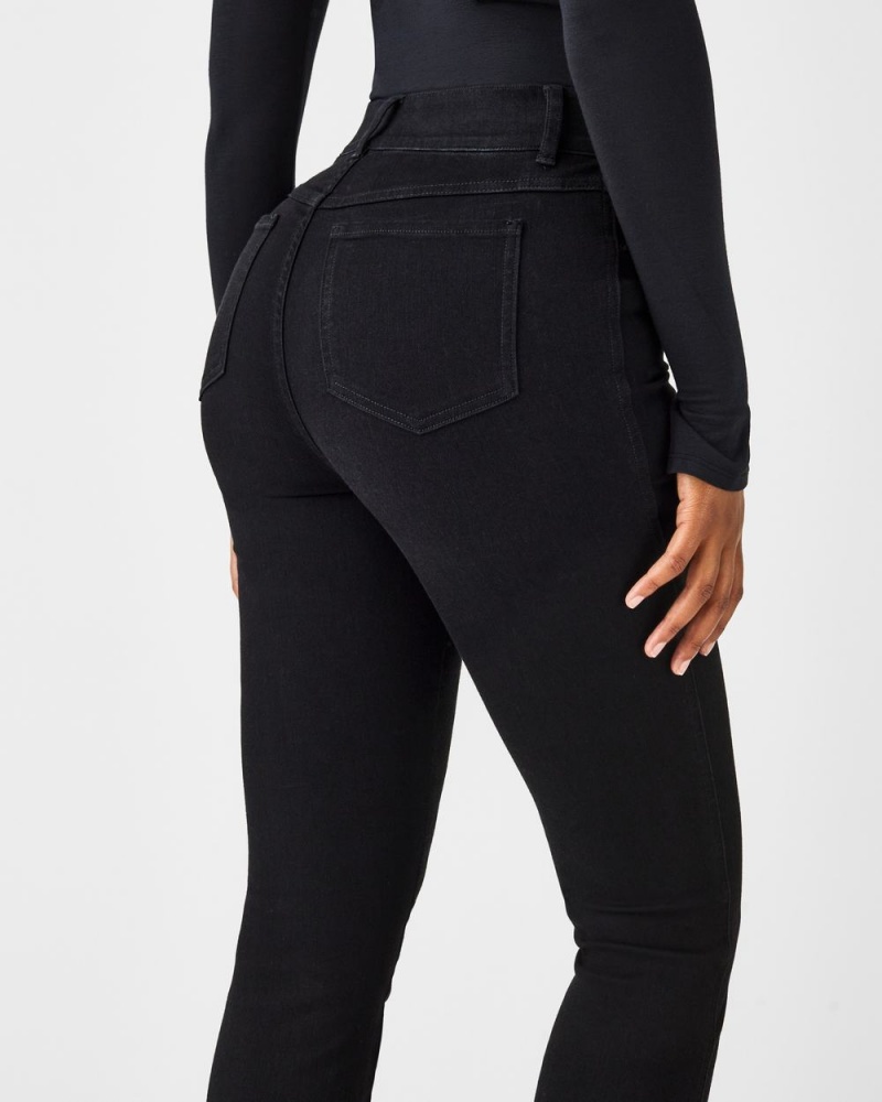 Black Spanx Flare Jeans | ZBNUE-0472